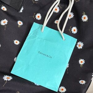 Tiffany & Co. Small shopping Bag w/receipt holder